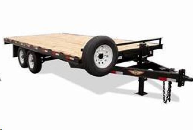 Rental store for 20  BLACK FLAT BED TRAILER in Eureka CA