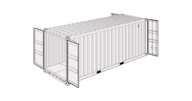 Rental store for 20  DOUBLE DOOR CONTAINER in Eureka CA